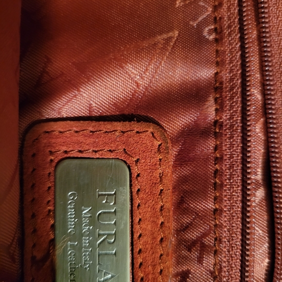 Furla all suede designer bag - Picture 6 of 8